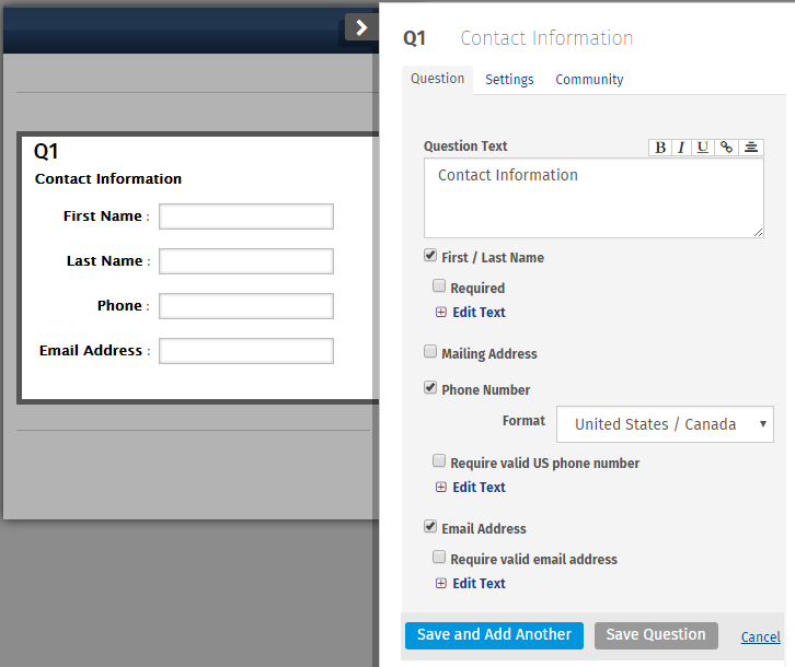 Survey Software Help Image