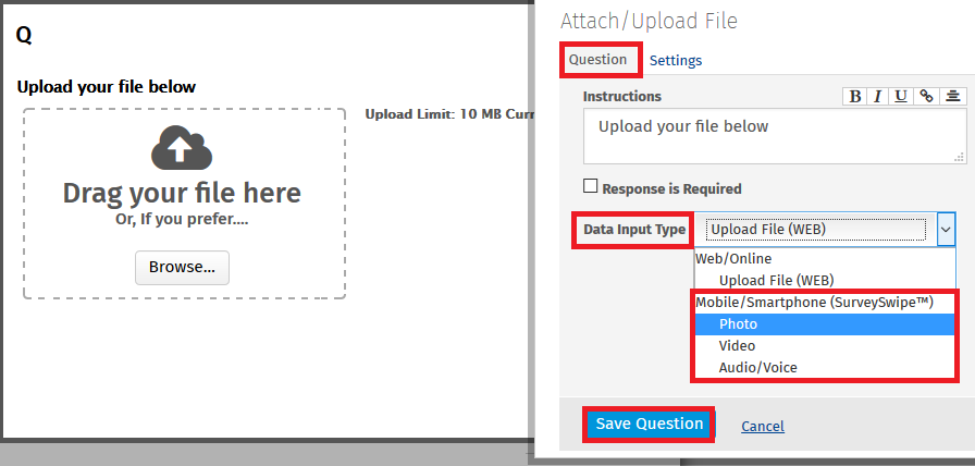 Survey Software Help Image