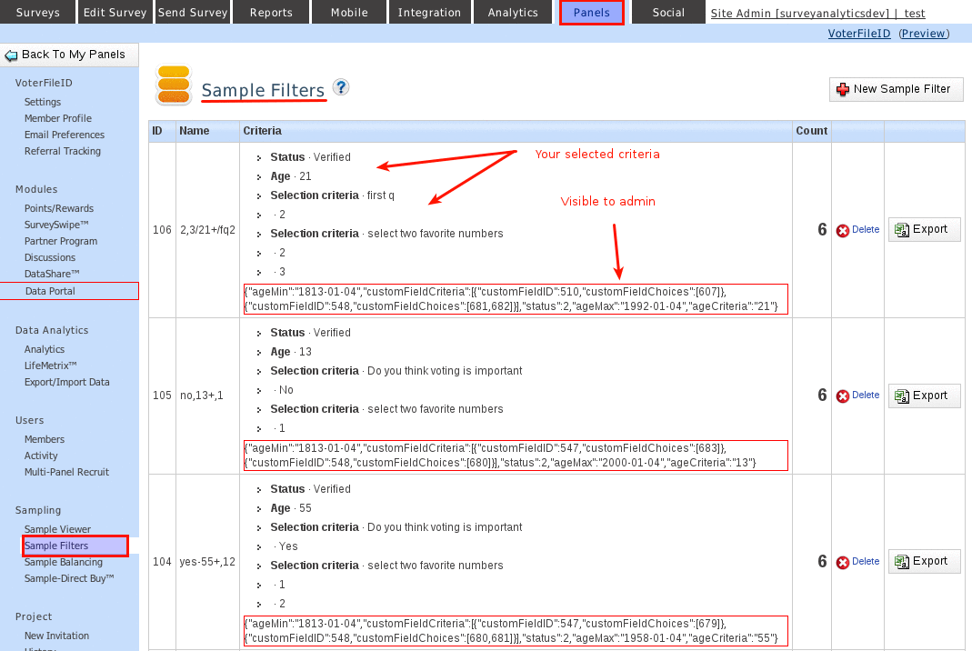 Survey Software Help Image