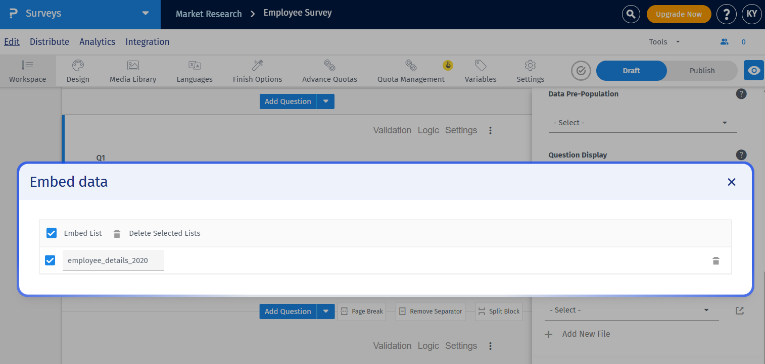 Survey Software Help Image