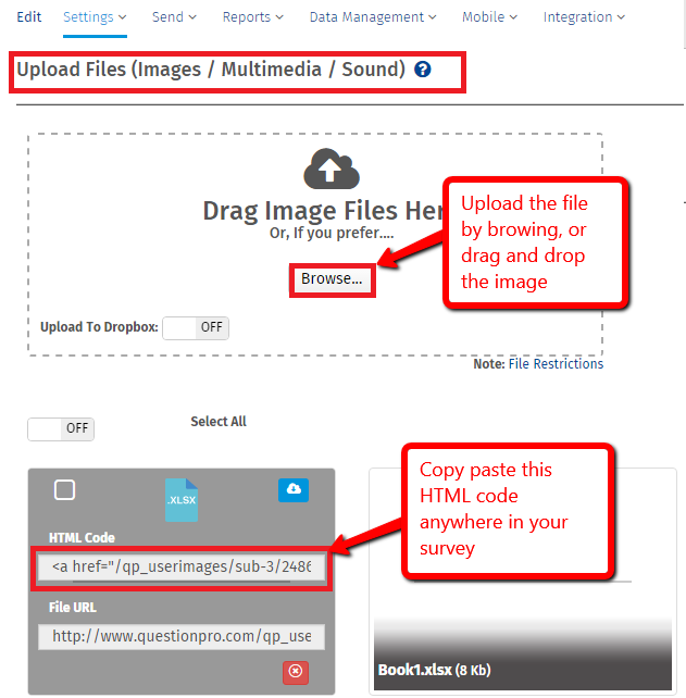 Survey Software Help Image