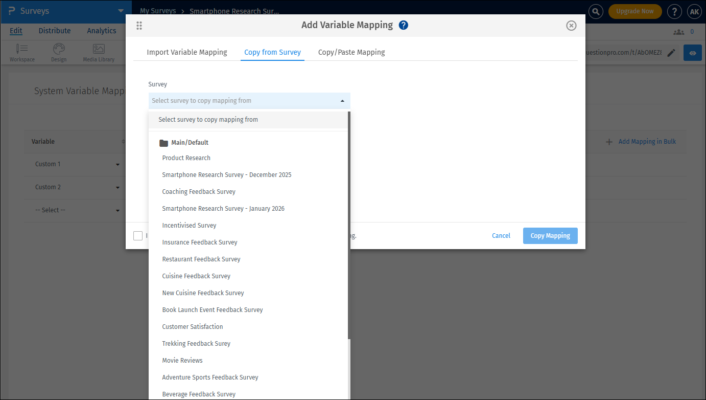 Survey Software Help Image
