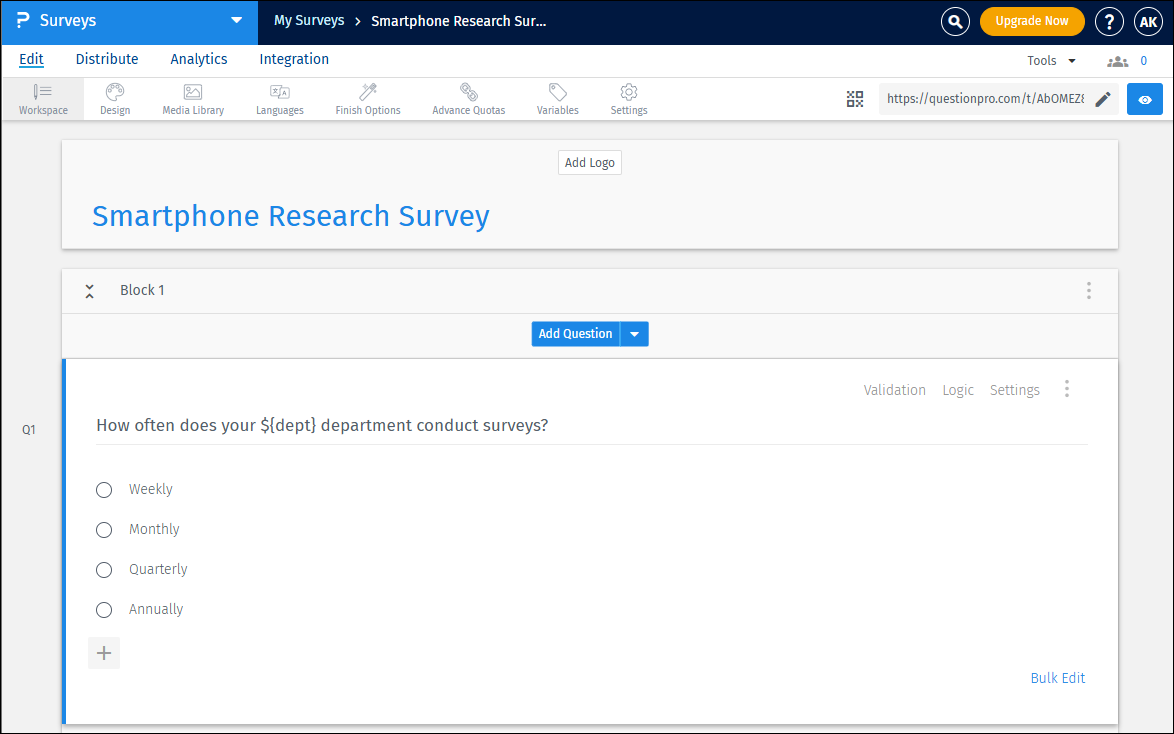 Survey Software Help Image