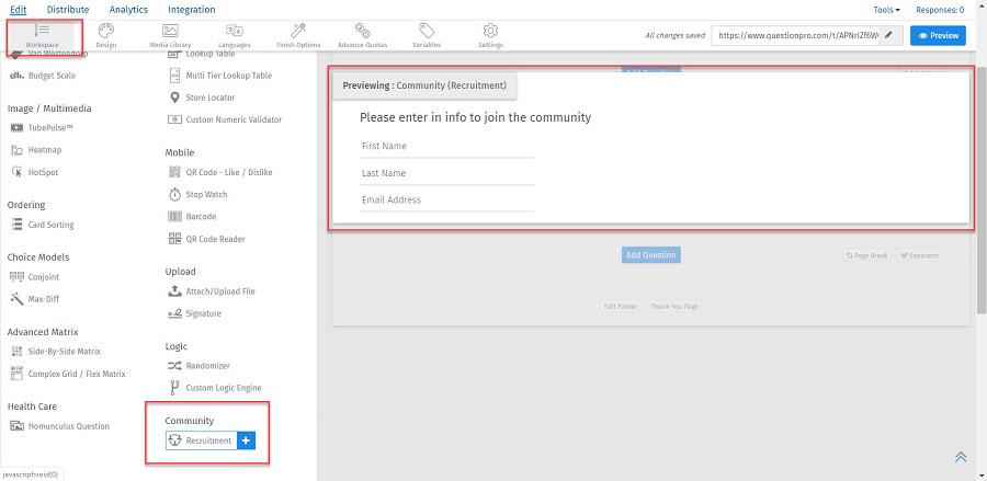 Survey Software Help Image