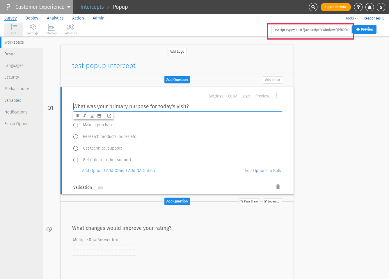 Survey Software Help Image