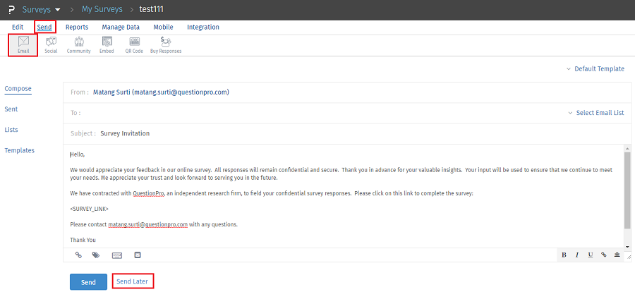 Survey Software Help Image