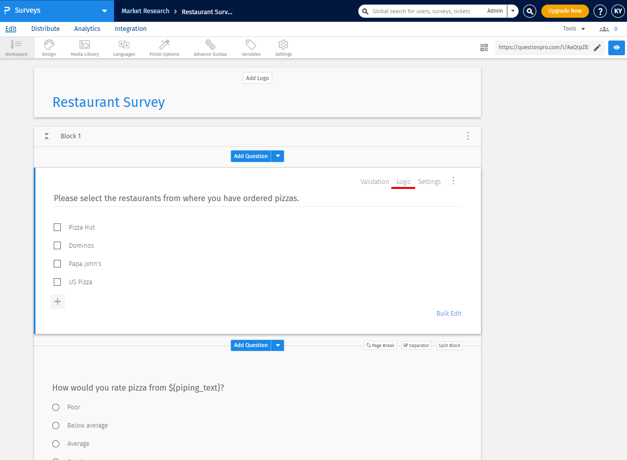 Survey Software Help Image