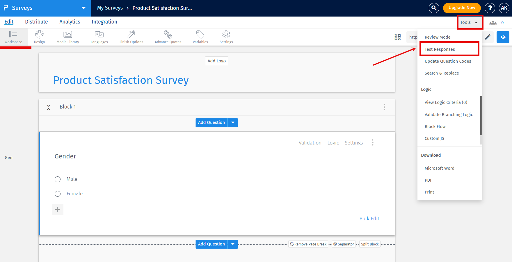 Survey Software Help Image