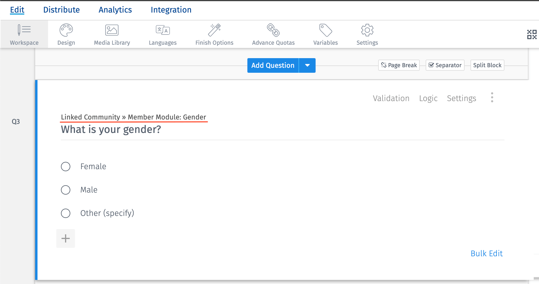 Survey Software Help Image