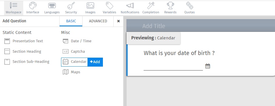 Survey Software Help Image