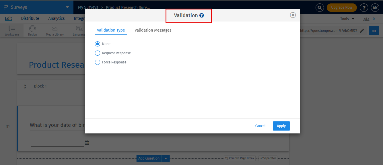 Survey Software Help Image