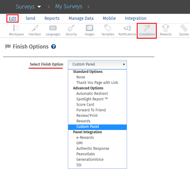 Survey Software Help Image