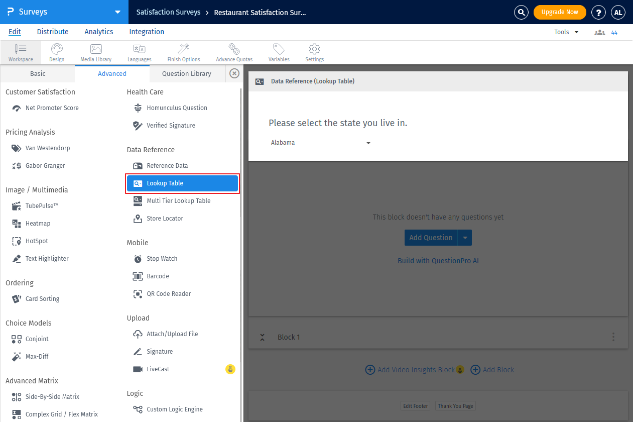 Survey Software Help Image