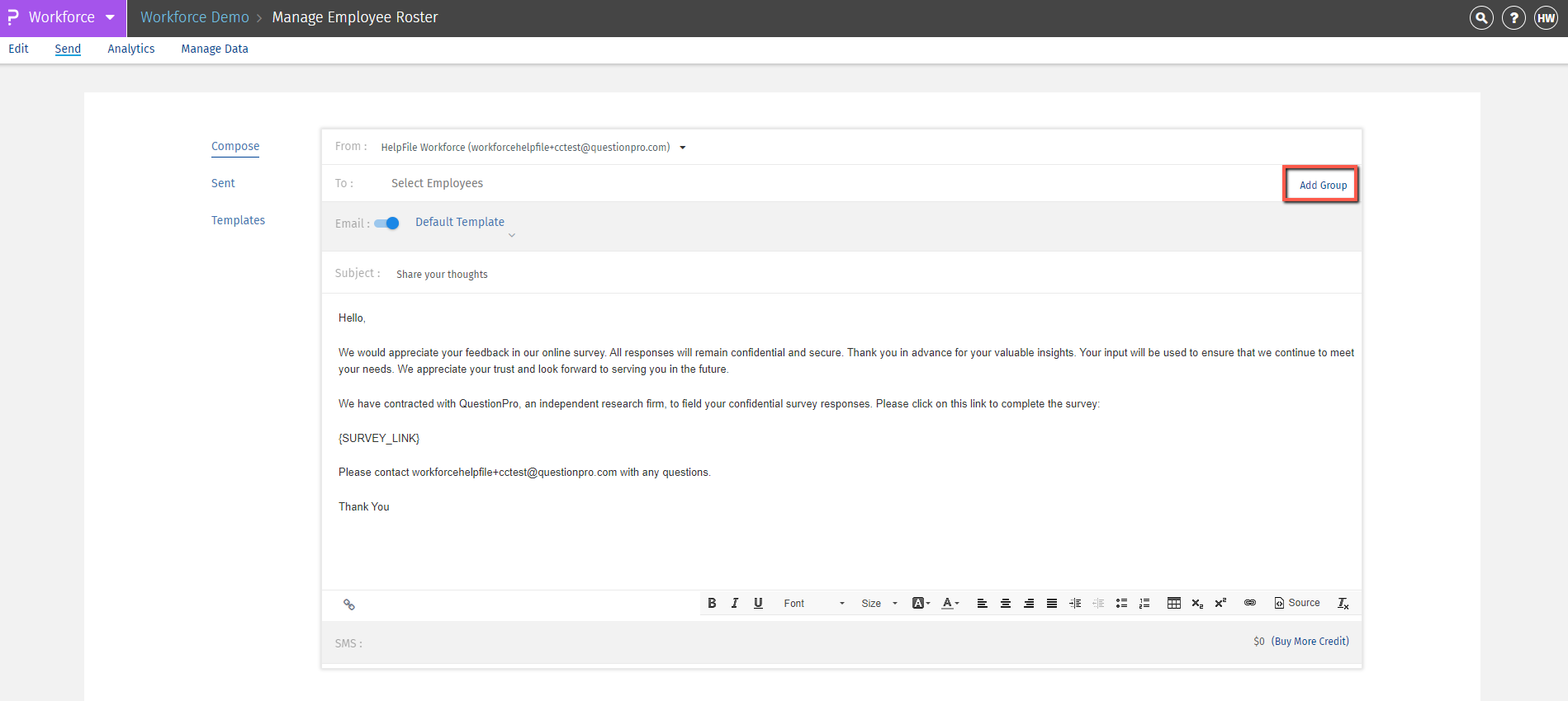 Survey Software Help Image