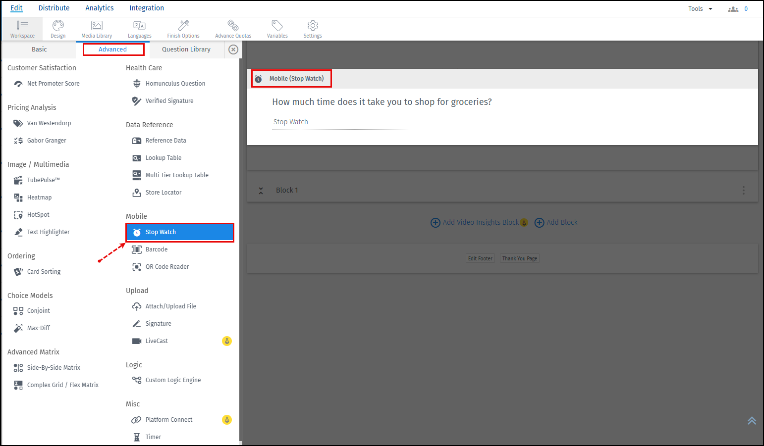 Survey Software Help Image