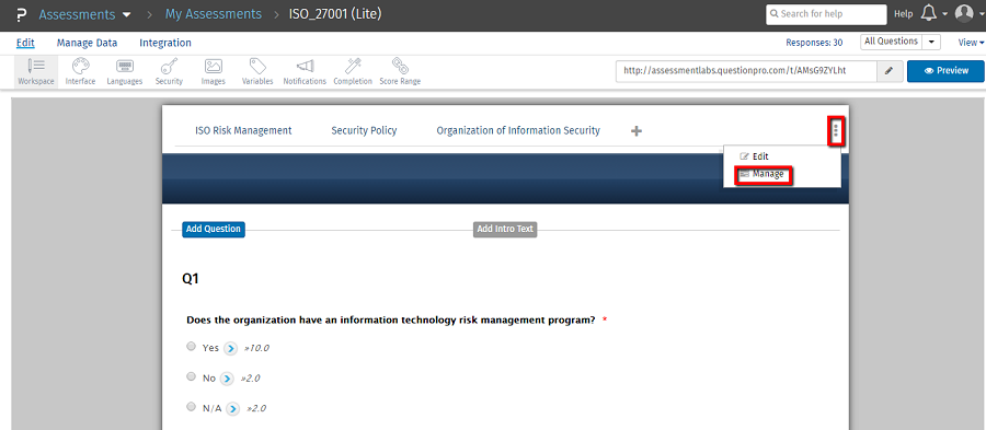 Survey Software Help Image