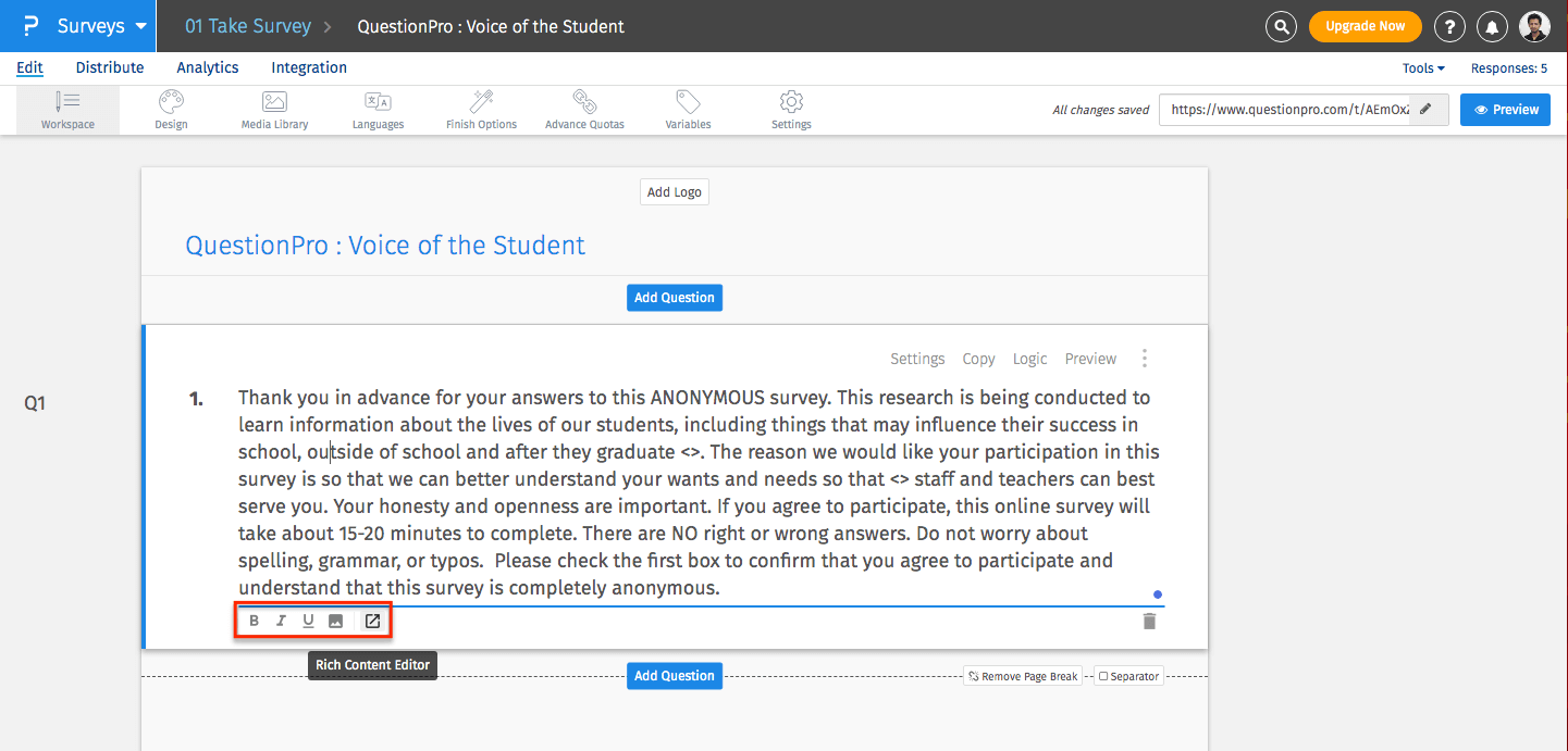 Survey Software Help Image