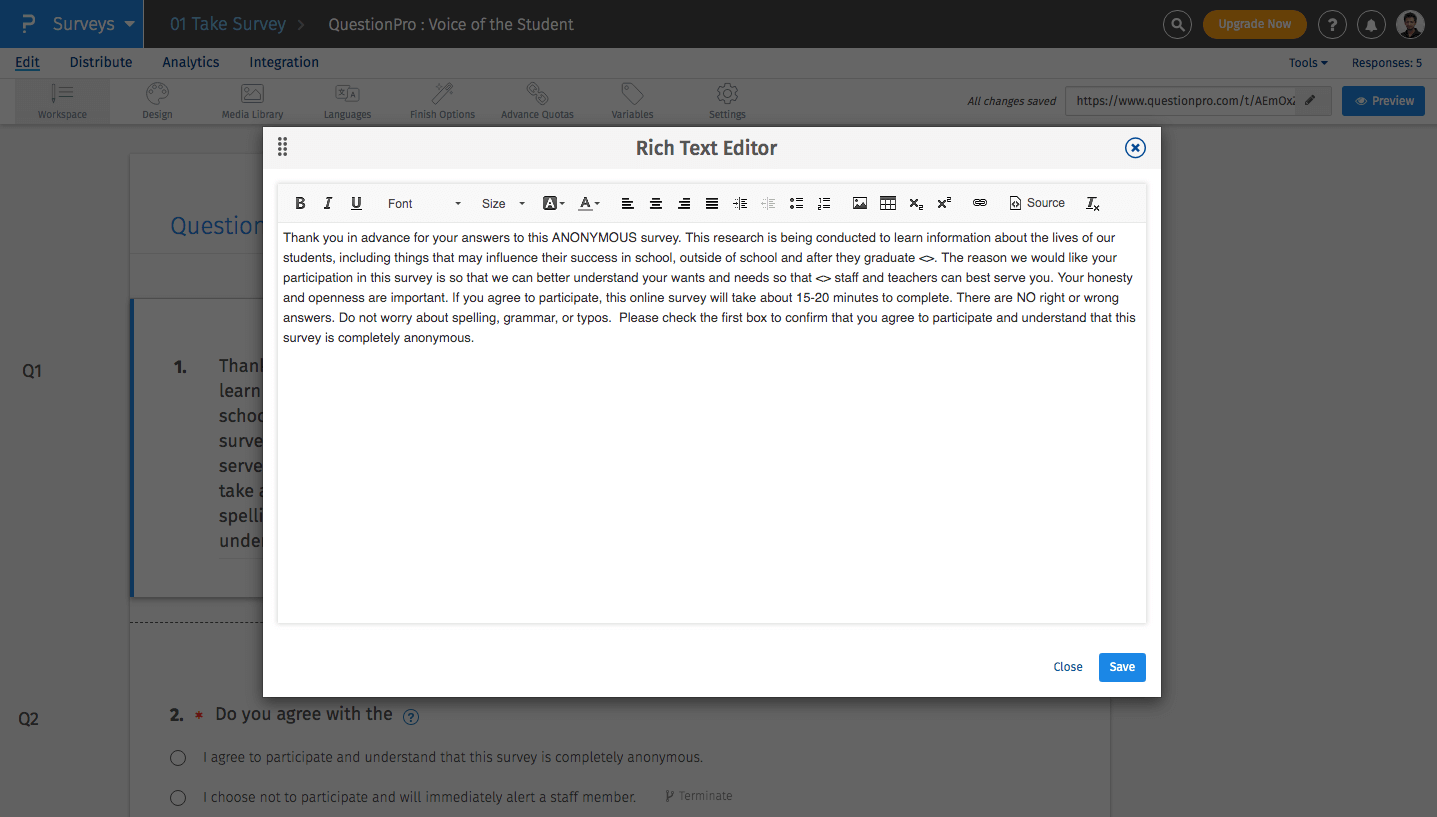 Survey Software Help Image