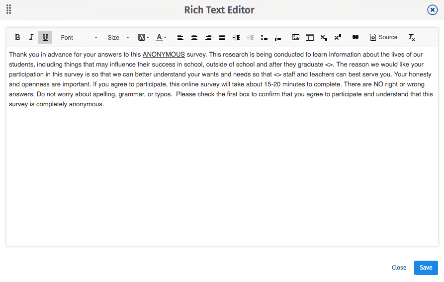Survey Software Help Image