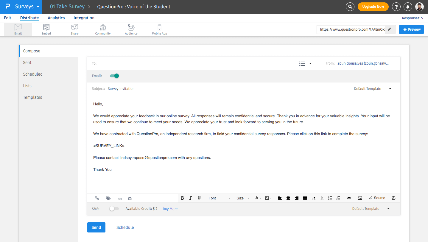 Survey Software Help Image
