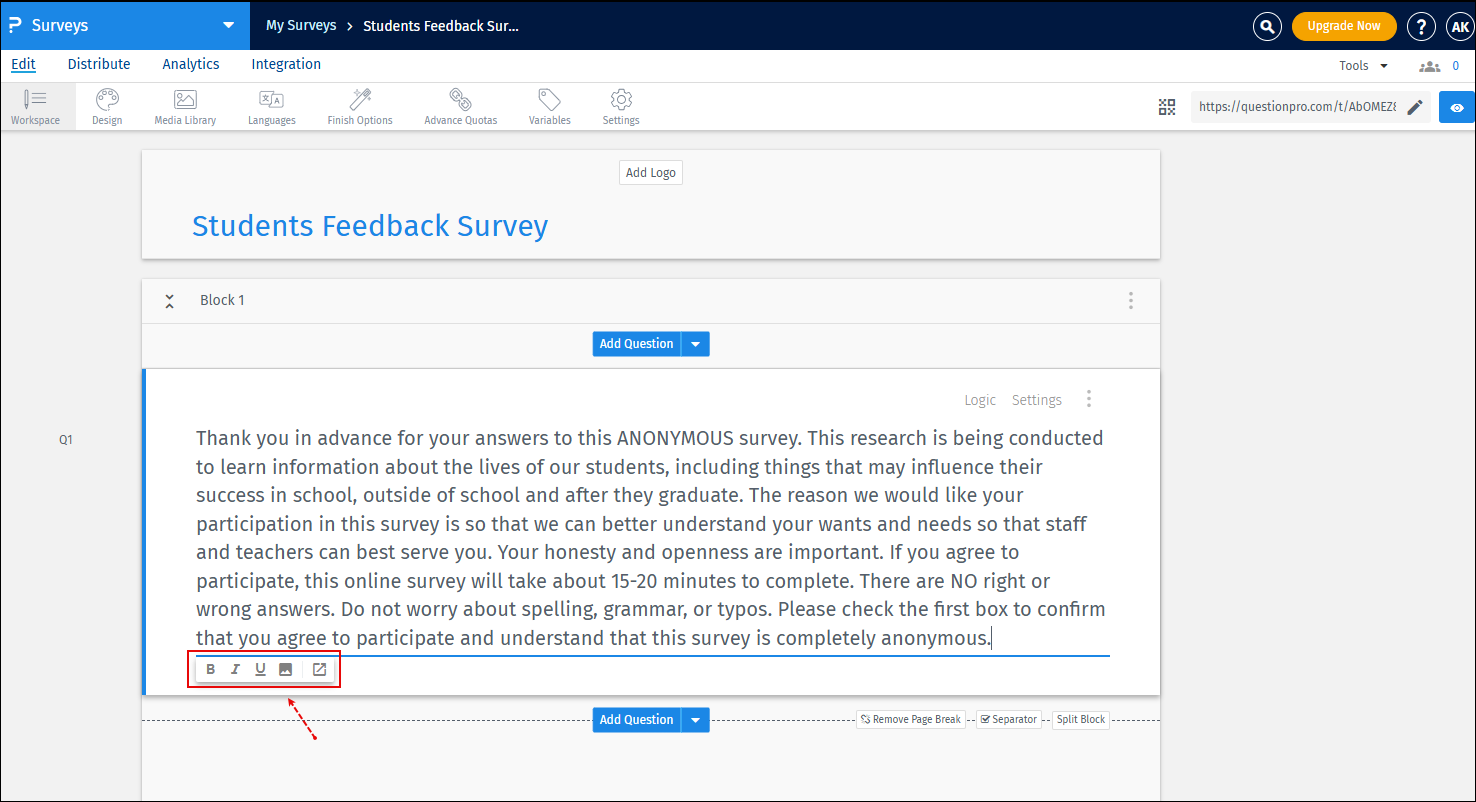 Survey Software Help Image