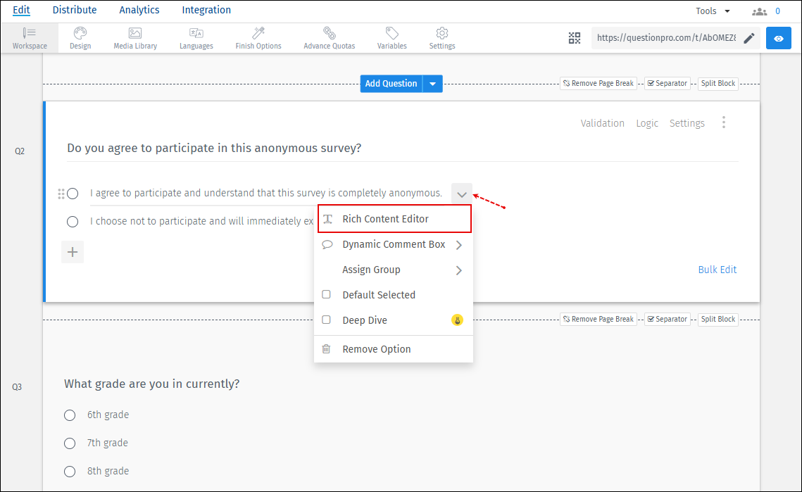 Survey Software Help Image