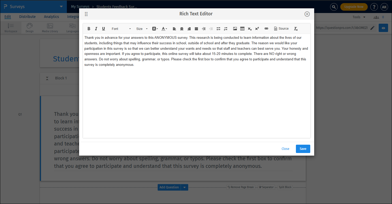 Survey Software Help Image