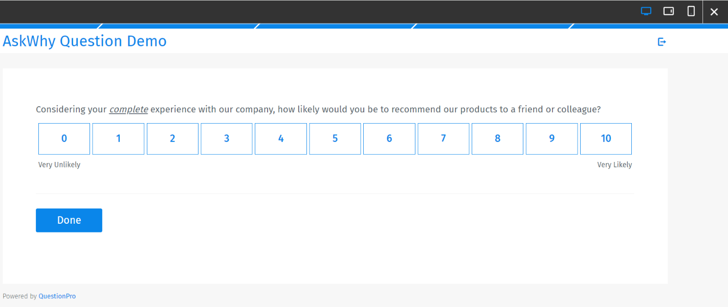 Survey Software Help Image