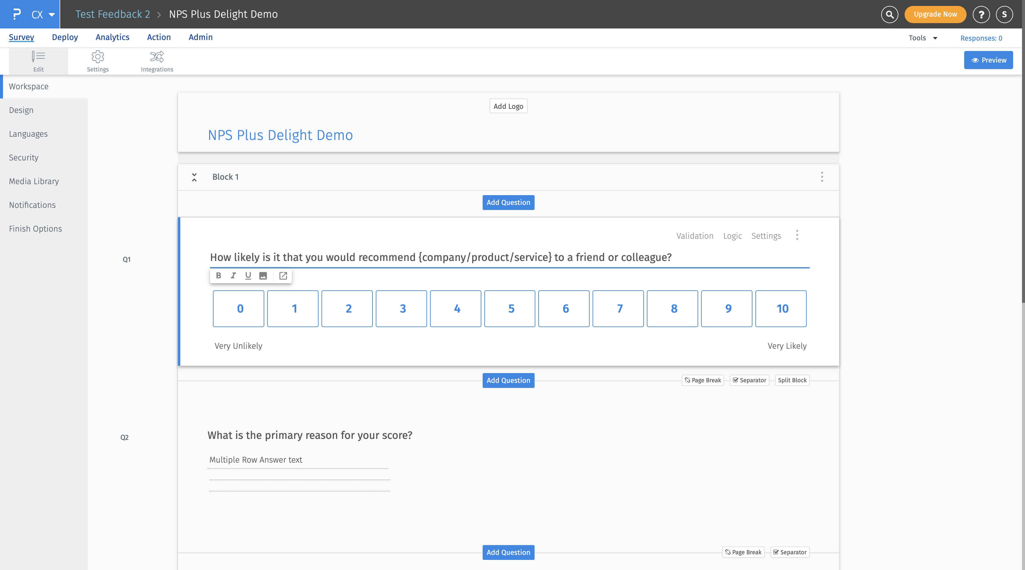 Survey Software Help Image