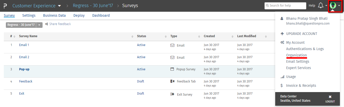Survey Software Help Image