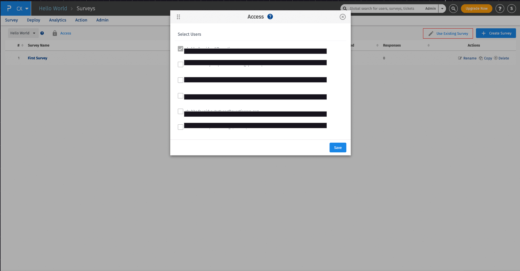 Survey Software Help Image