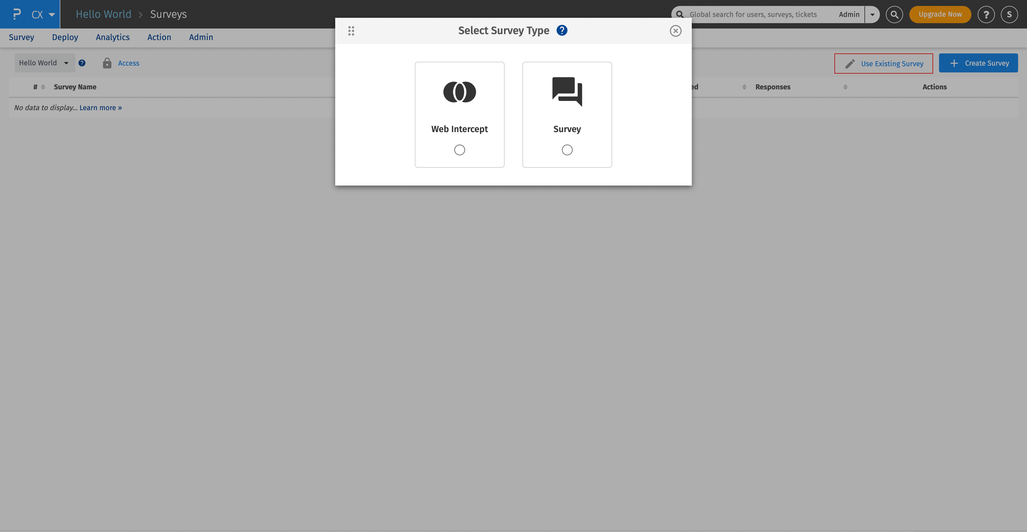 Survey Software Help Image