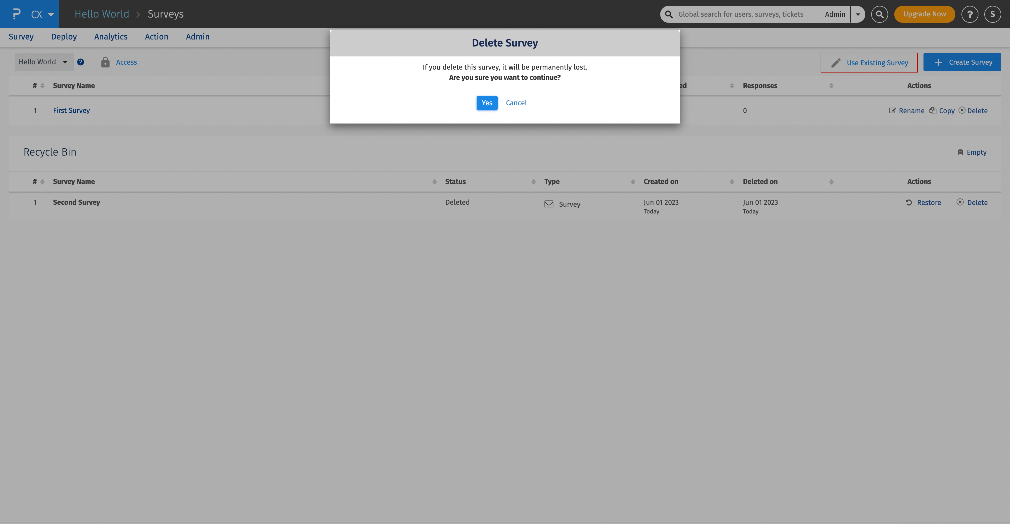 Survey Software Help Image