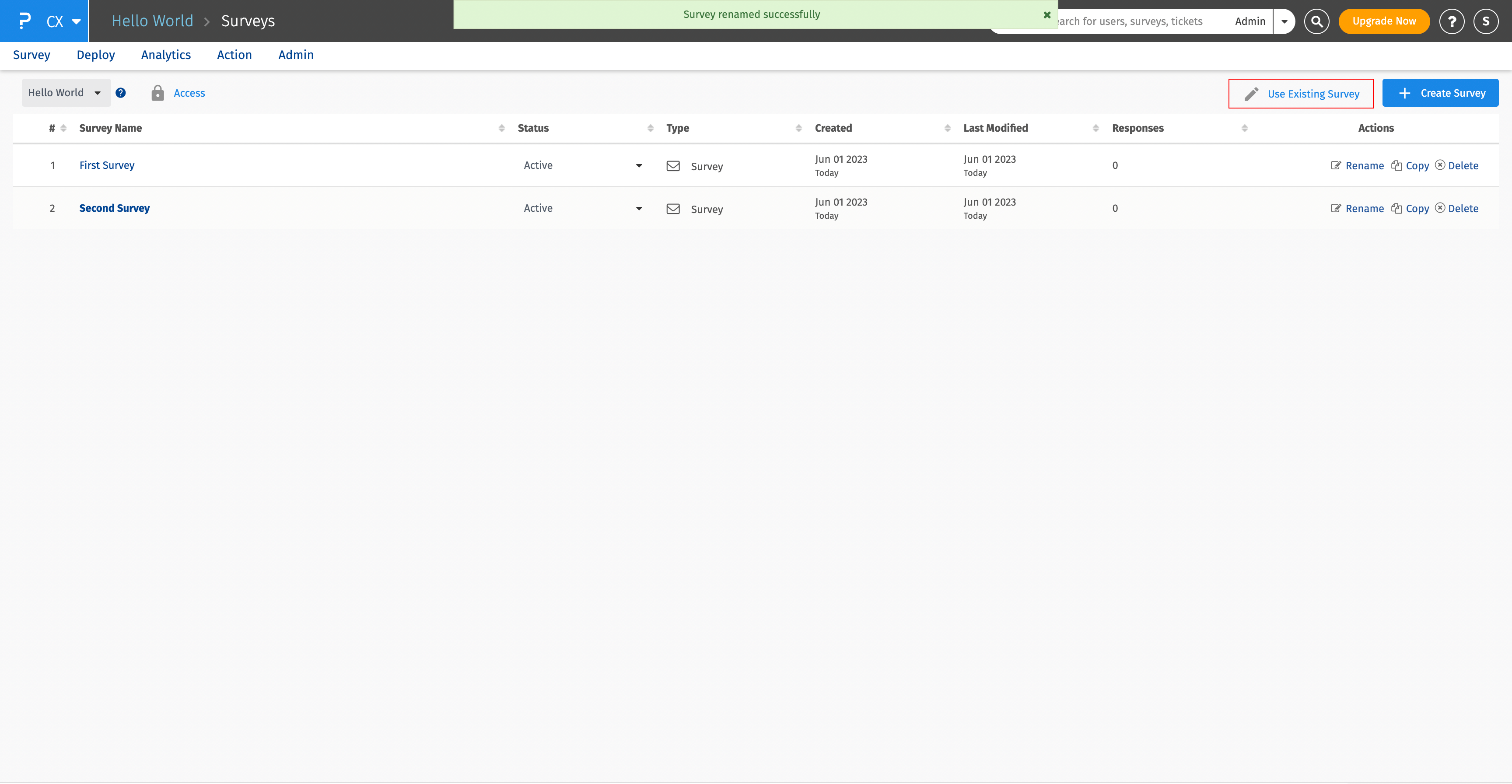 Survey Software Help Image