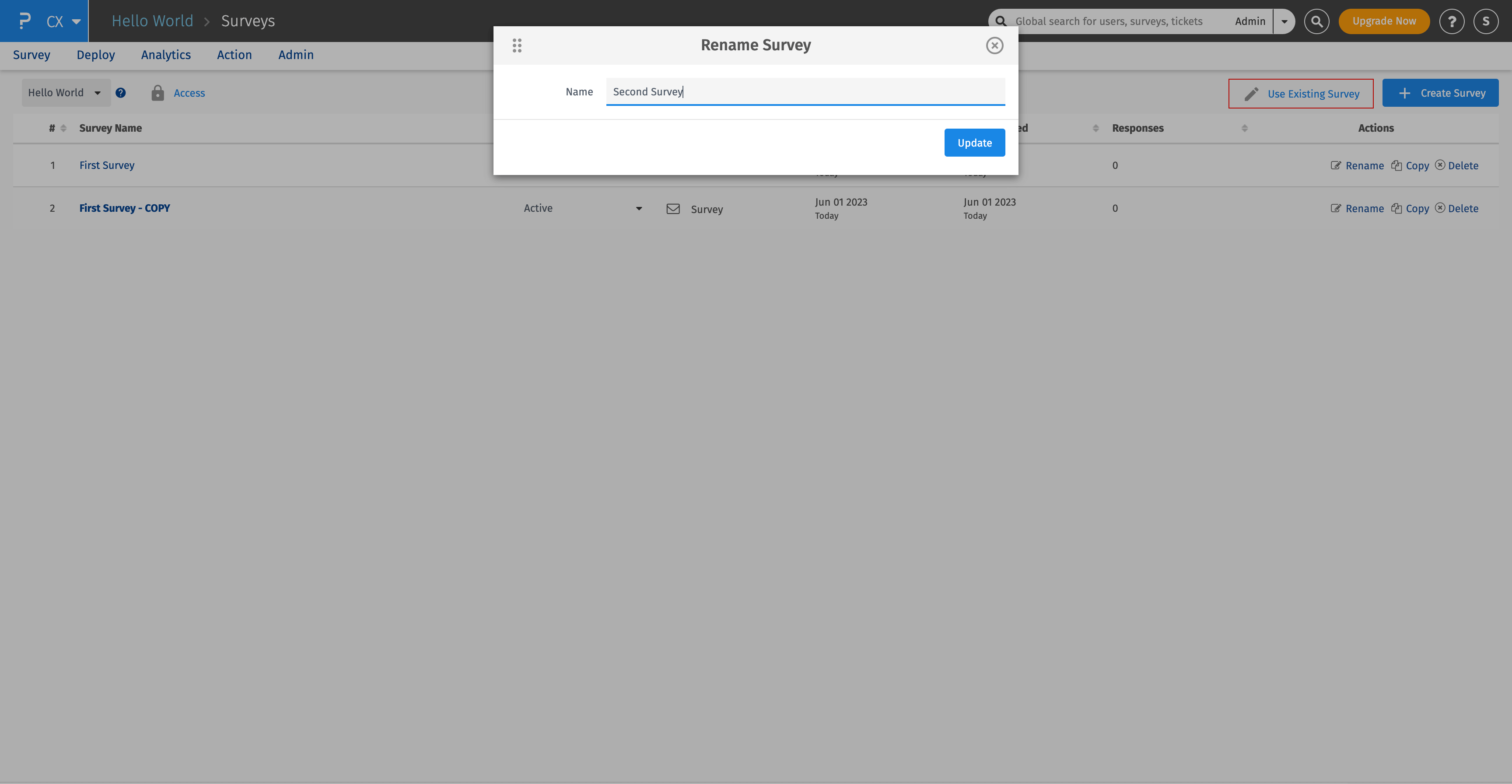 Survey Software Help Image