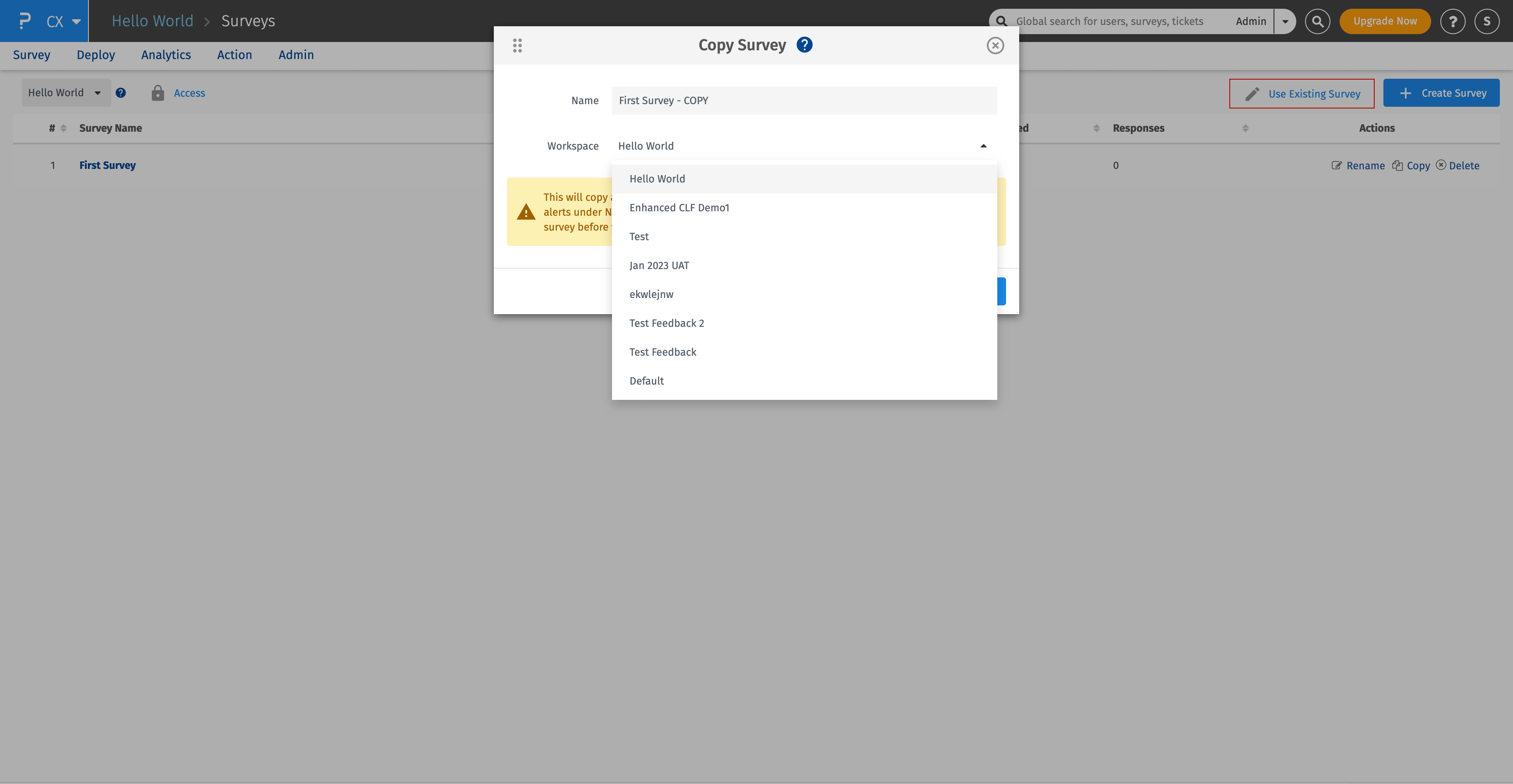 Survey Software Help Image