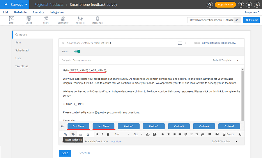 Survey Software Help Image
