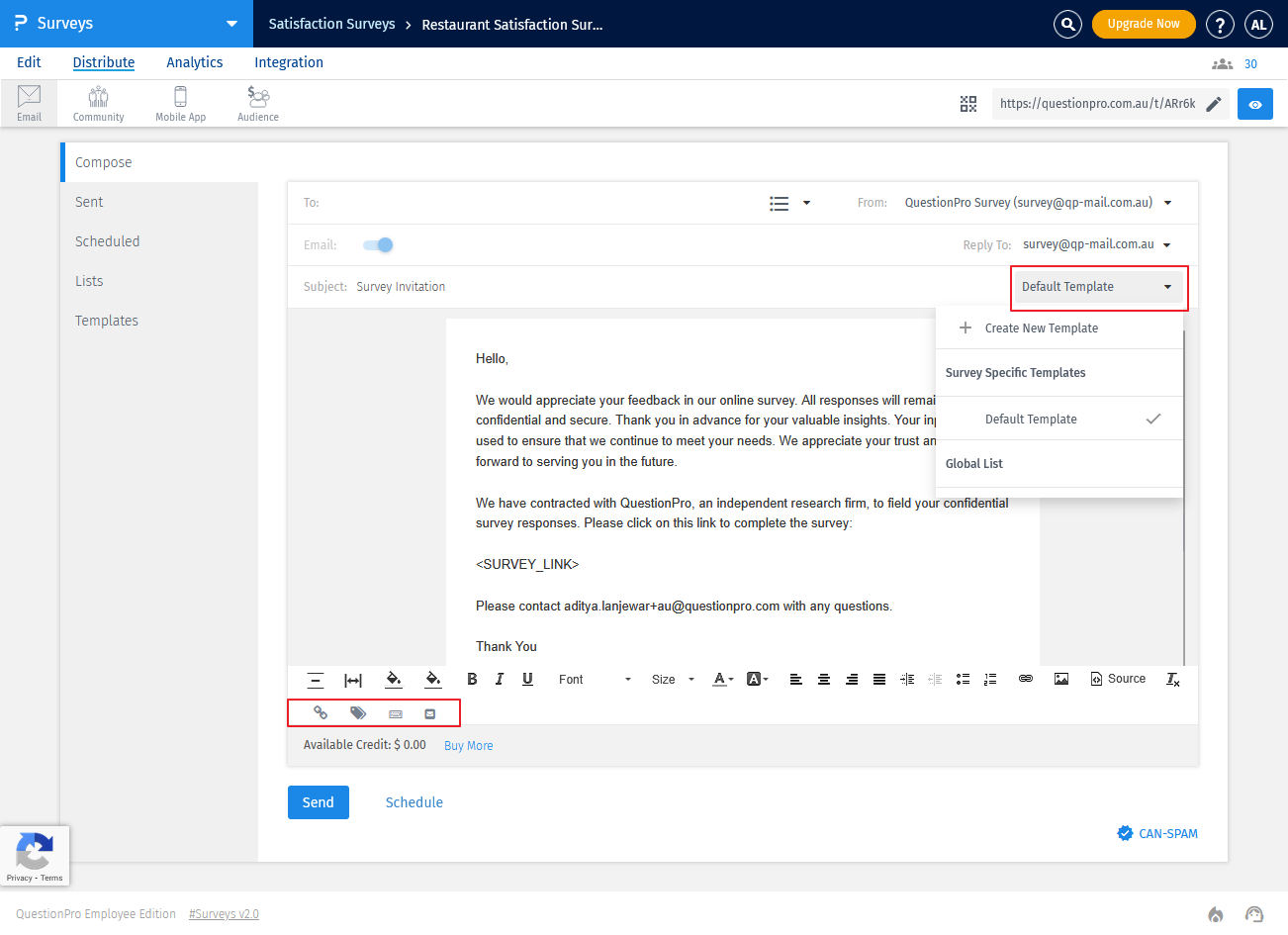 Survey Software Help Image