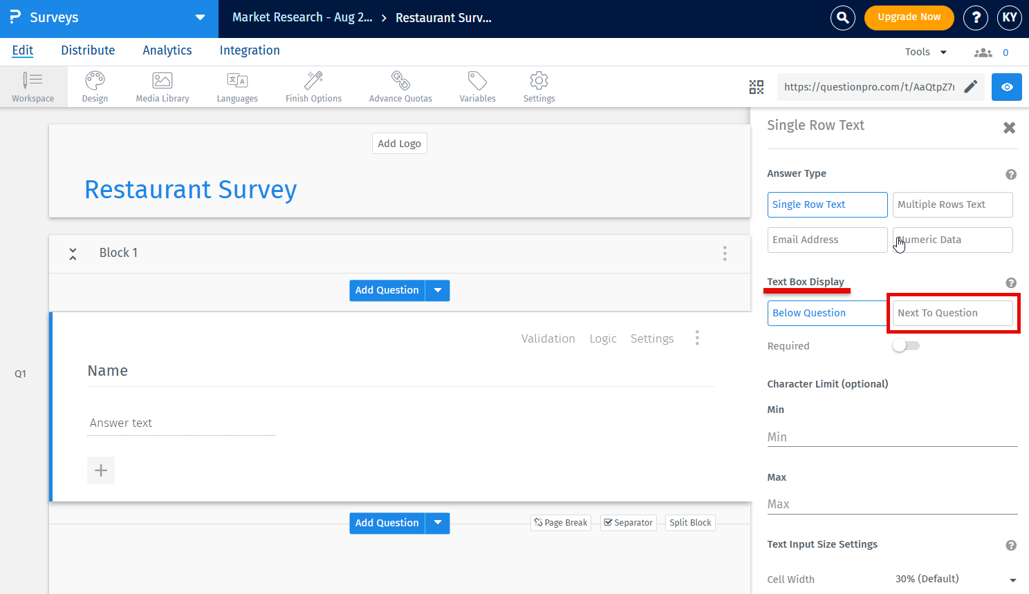 Survey Software Help Image