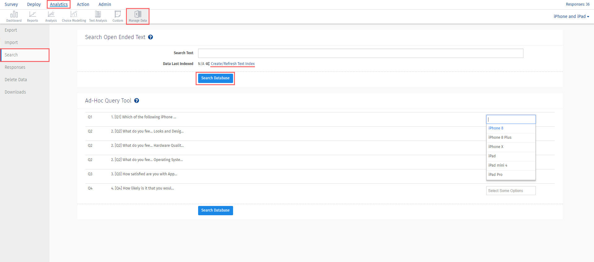 Survey Software Help Image
