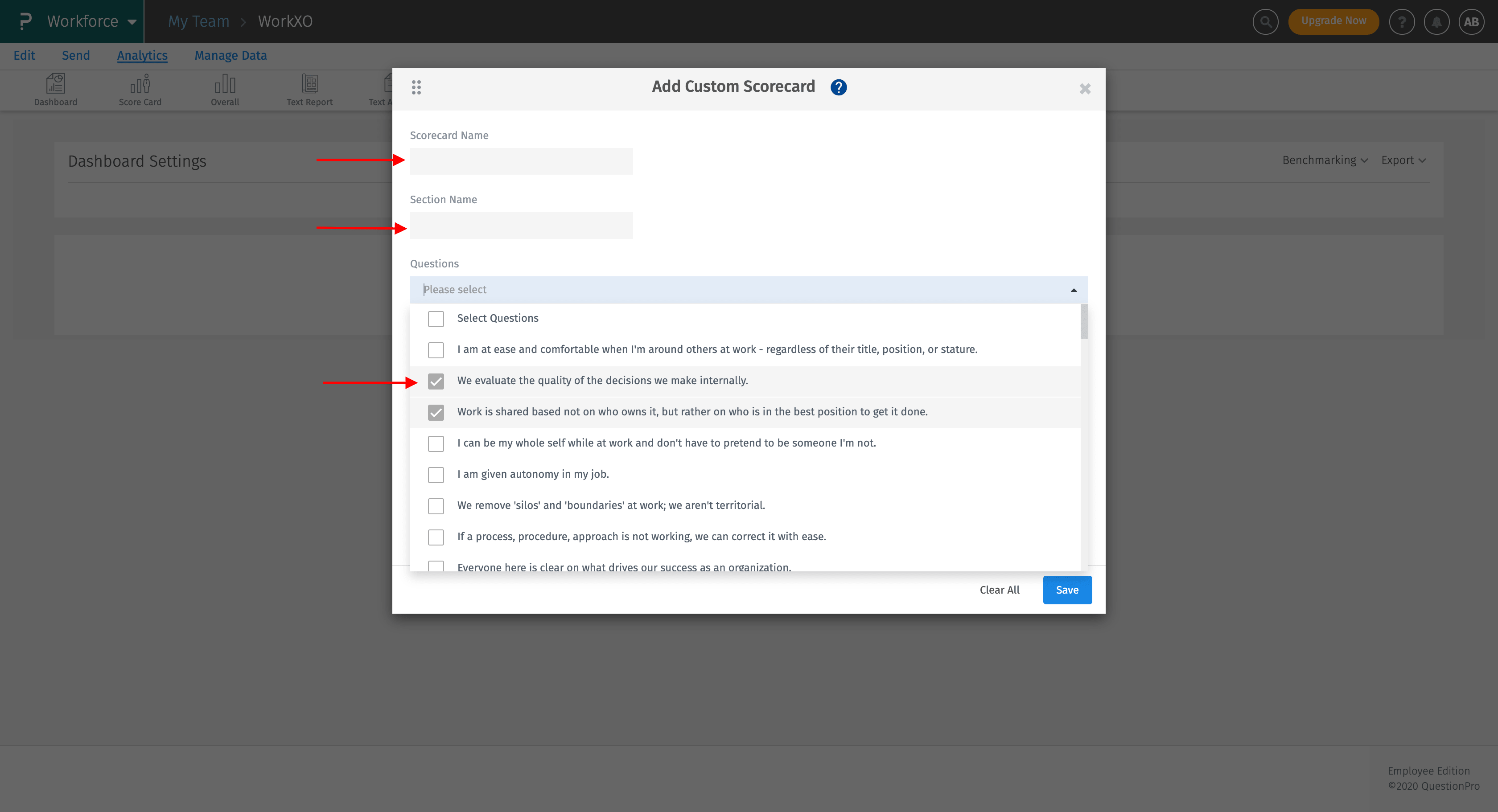 Survey Software Help Image