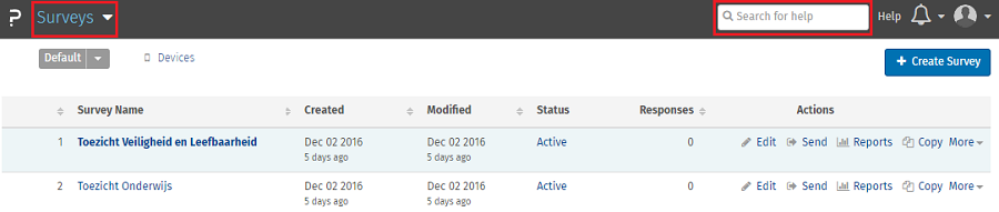 Survey Software Help Image