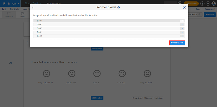 Block randomizer | QuestionPro Help Document