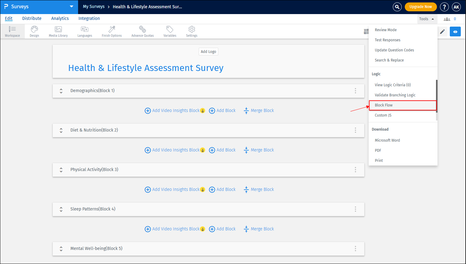 Survey Software Help Image
