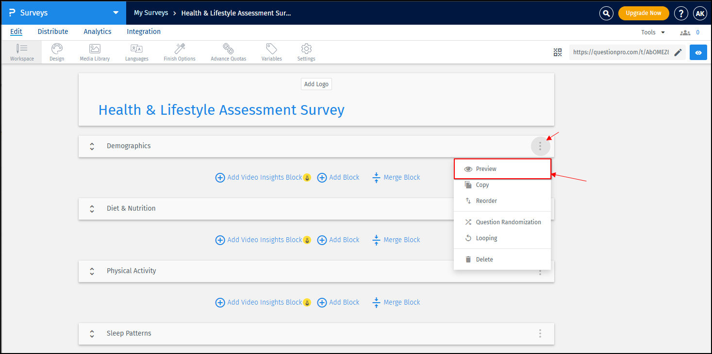 Survey Software Help Image