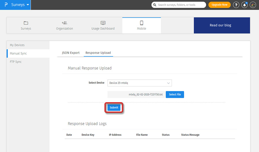 Survey Software Help Image