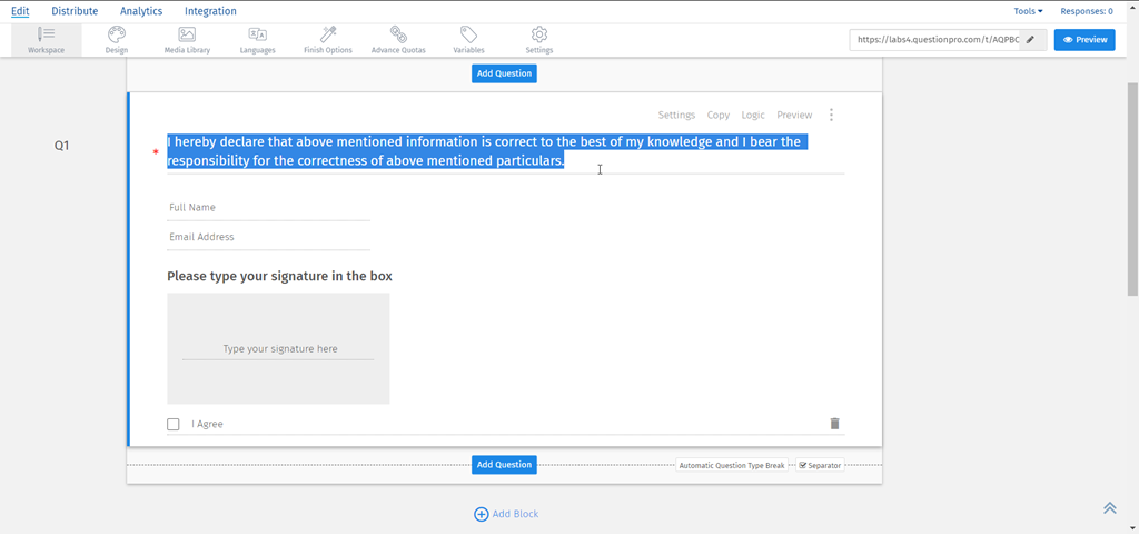 Survey Software Help Image