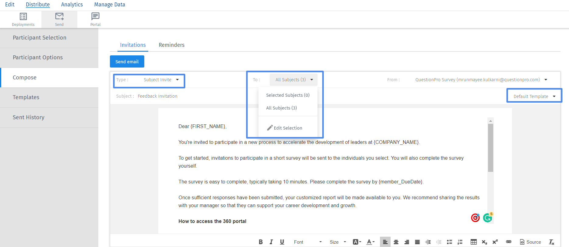 Survey Software Help Image