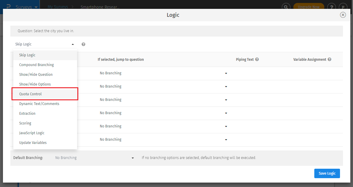 Survey Software Help Image