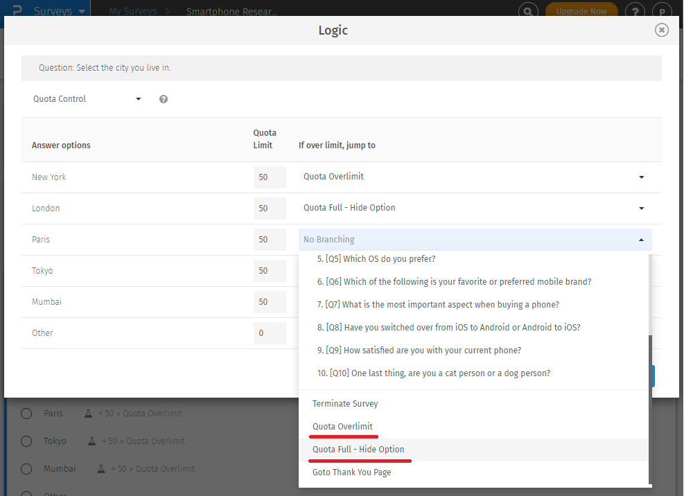 Survey Software Help Image
